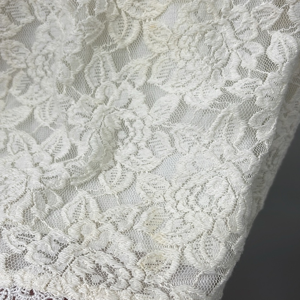 Reformation Cream Lace Mini Dress - Picture 3 of 10